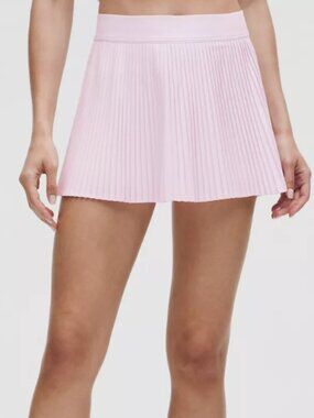 Lululemon Varsity HR Pleated Tennis Skirt – Pink – Size 8